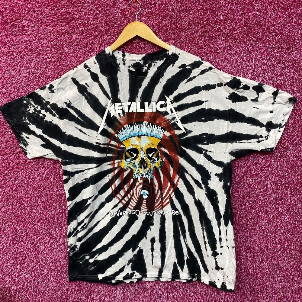 Metallica Vertigo You Will Be Rock Spiral Tie Dye T-Shirt 2XL